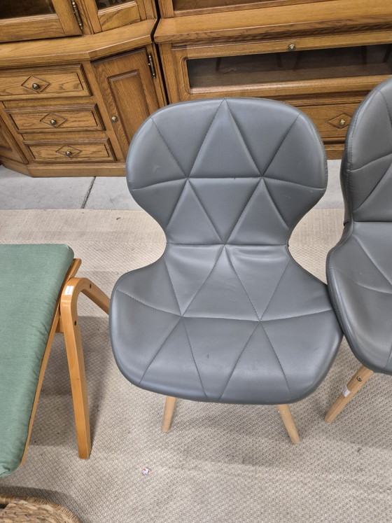 Vintage Scandinavian Chairs – almhult, Eetkamerstoelen, Metal, Wood (photo 7 of 9)