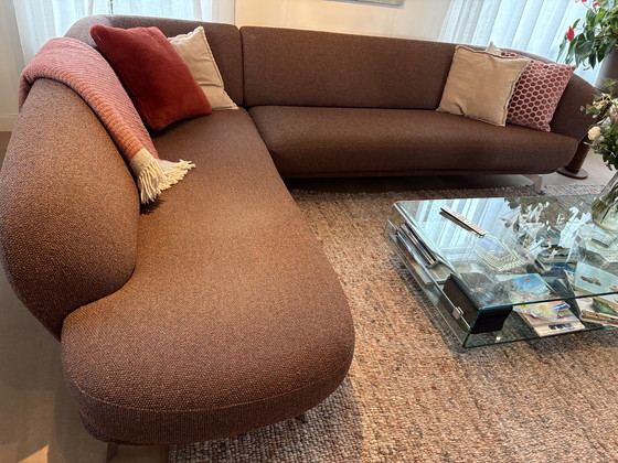 Image 1 of Sofá esquinero Leolux marrón