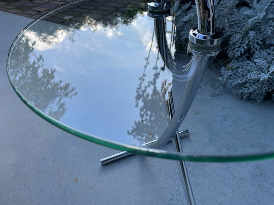Design verre/chrome - Table d'appoint Rolf Benz, Tables d'appoint, Transparent (photo 11 sur 12)
