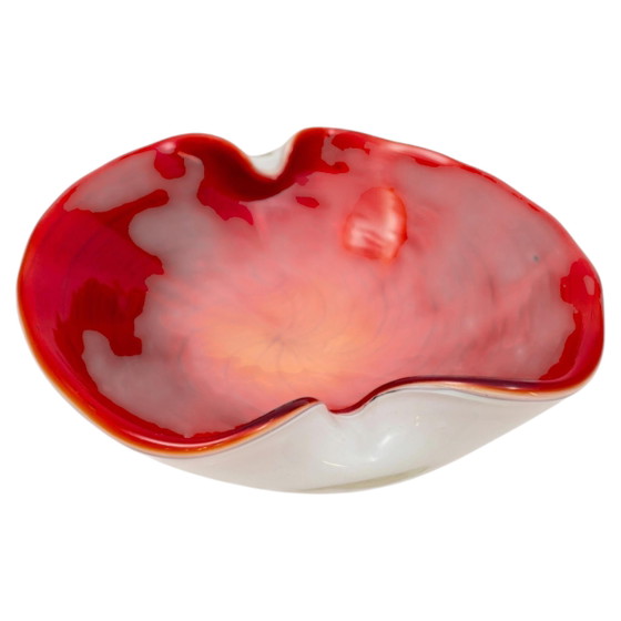 Renato Toso Murano Glas Valet Tray, Rot & Transparent, Italien, 1960er – Dekorative Objekte (photo 6 of 23)