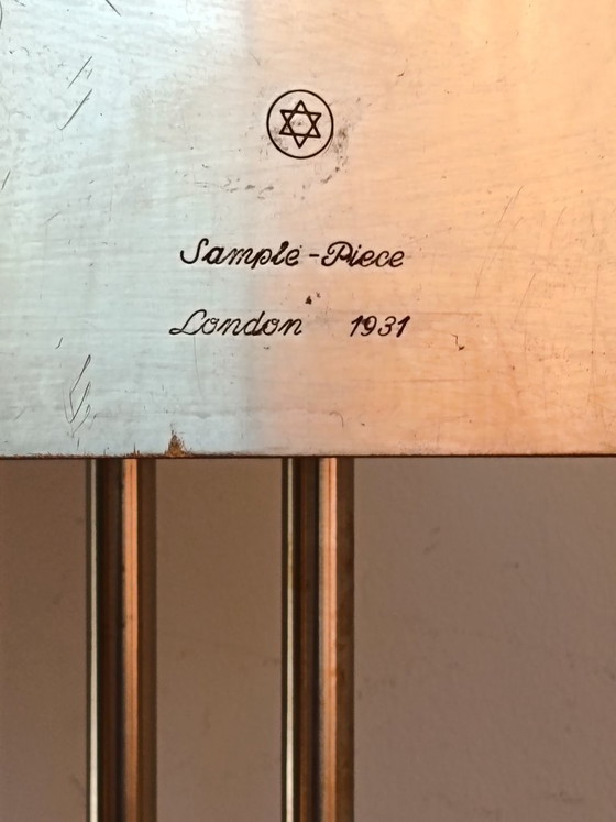 Image 1 of Lampe de table Bauhaus, prototype - Londres 1931. Design de Marcel Breuer ?