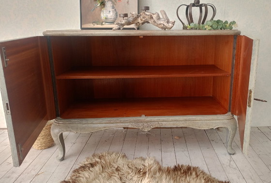 Image 1 of Antique wooden cabinet grunge upcycled