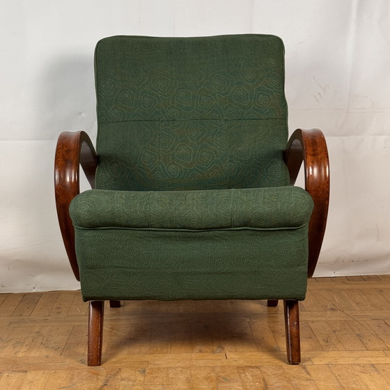 Image 1 of Paar tschechoslowakische Art-Deco-Sessel von František Jirák (1960er Jahre)