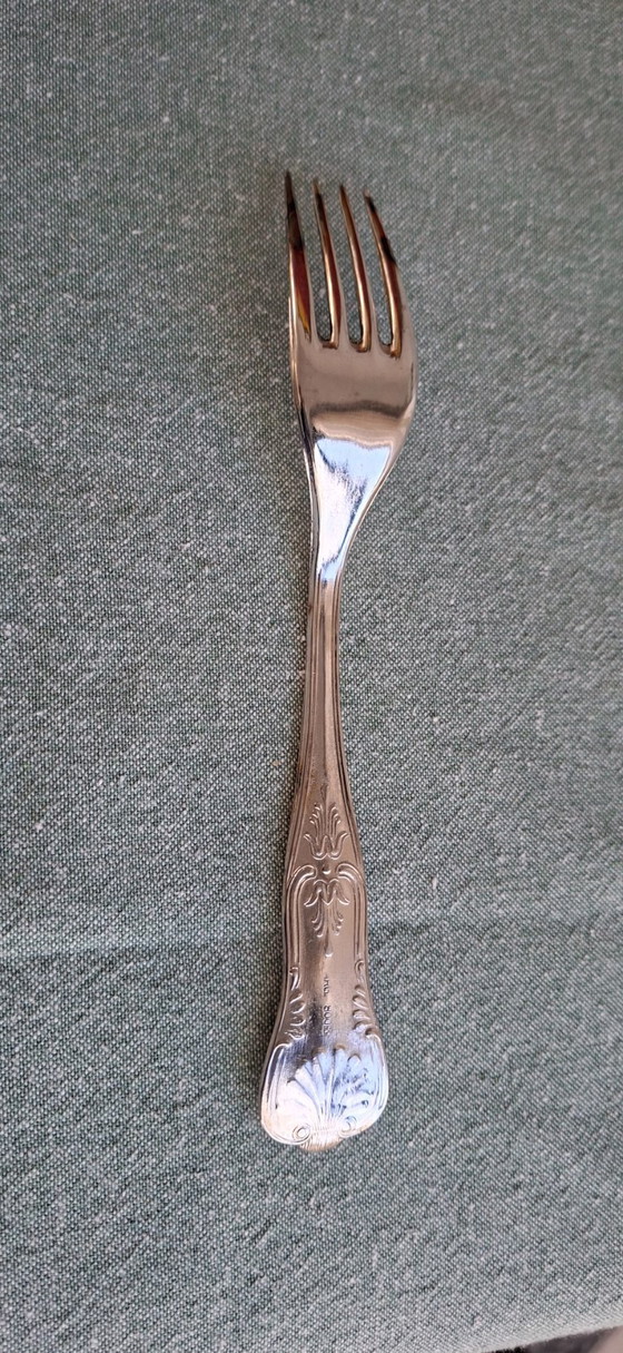 Image 1 of Luxe verzilverd bestek, Kings Pattern, Fleuron, Christofle