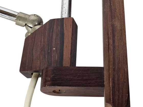 Image 1 of Mid-century design - adjustable wall lamp - teak - Scandinavian - 60s