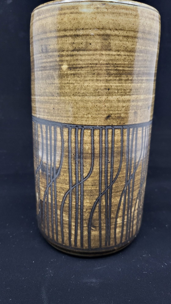 Image 1 of Dominique Pouchain vase Geometric design France Circa 1980