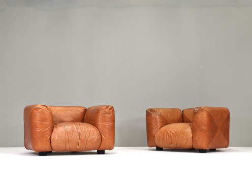 Mario Marenco lounge fauteuils van Arflex, Italië - circa 1970