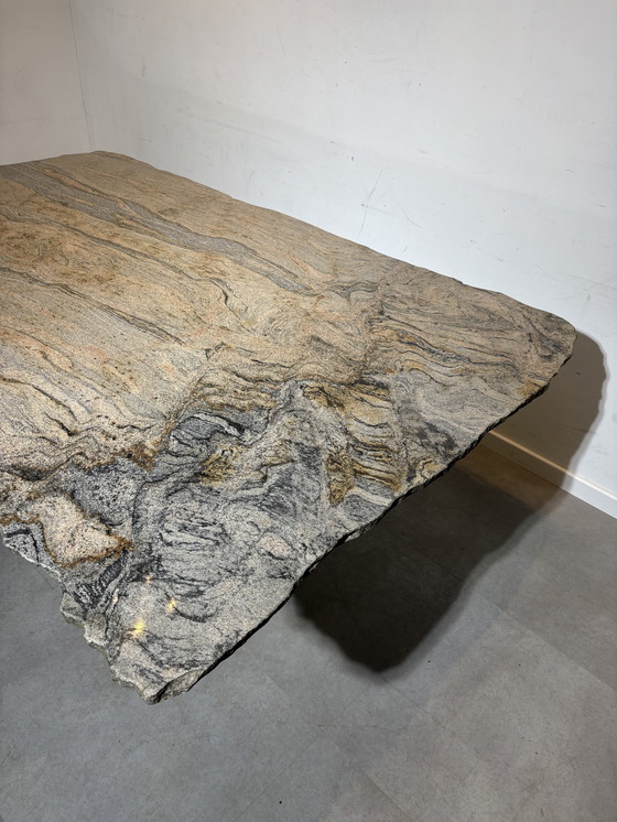 Image 1 of Vintage Quartzite Marble Dining Table