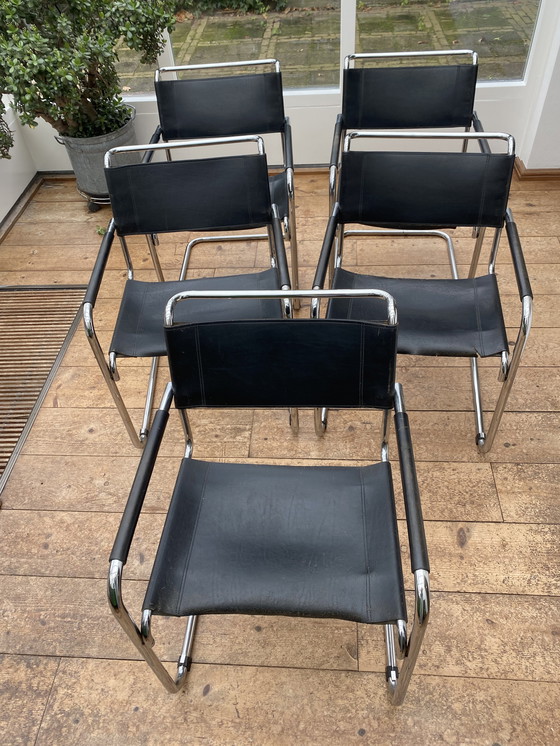 Image 1 of 5x Thonet S34 chairs vintage design