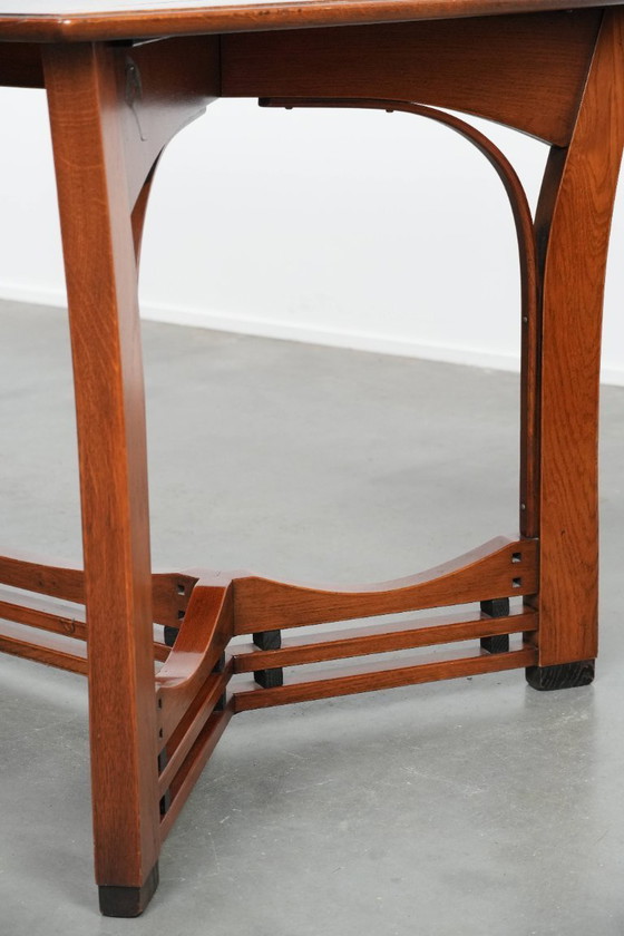 Image 1 of Tavolo da pranzo in stile Art Nouveau da 4 a 6 persone di Schuitema della serie Jugendstil