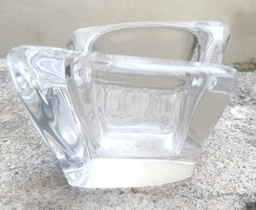 Crystal ashtray, 1970s, 12 cm wide