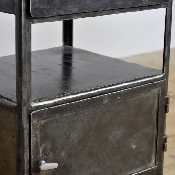 Iron bedside table, 1910s – Nightstands, Vintage (photo 8 of 11)