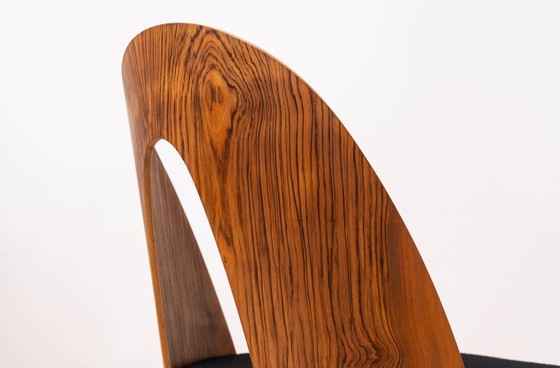 Image 1 of Set di 4 sedie da pranzo Mid-Century di Antonin Šuman, rivestite in tessuto Kvadrat