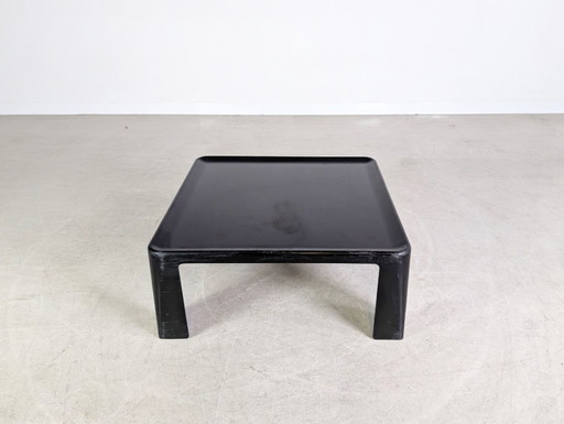 Mesa de centro original de mediados de siglo C&B Italia diseño de Mario Bellini en negro