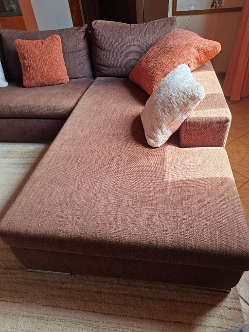 Sofá con chaise longue – 280 cm Gyform Domino – modulaire banken, Textile (photo 2 of 7)