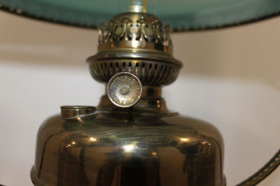 Image 1 of Opaline chandelier, L&B, Belgium, late 19th century.