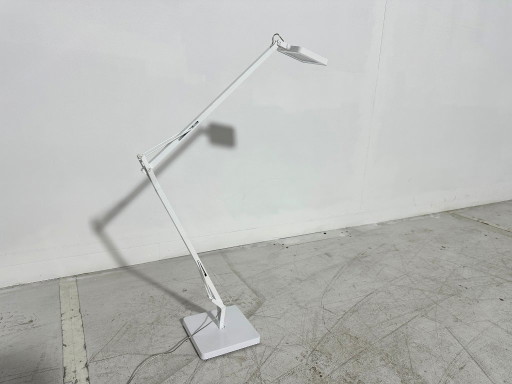 (4) Lámpara de escritorio LED Flos Kelvin blanca - Antonio Citterio - Diseño italiano – bureaulampen, Metal, Aluminium