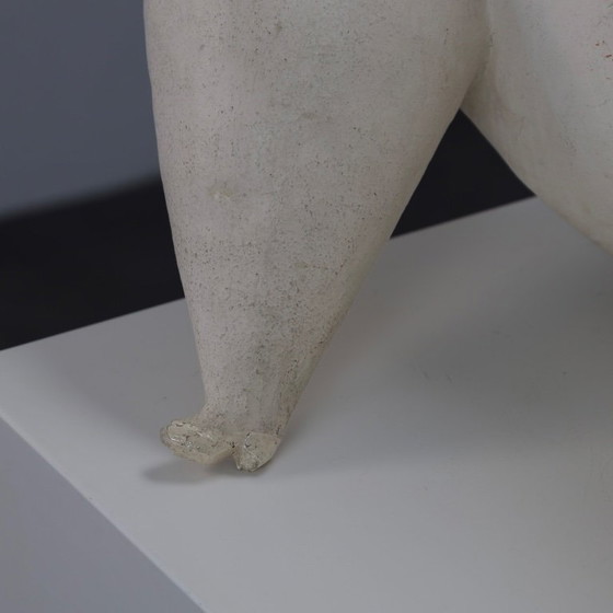 Expressive Ceramic Female Sculpture by Evelyn van Baarda, Netherlands, 1981 (photo 9 of 10)