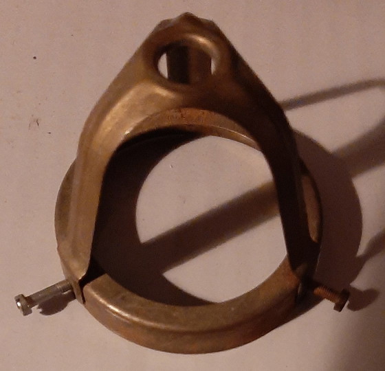 Image 1 of Lamp with kingfisher from the 1930s