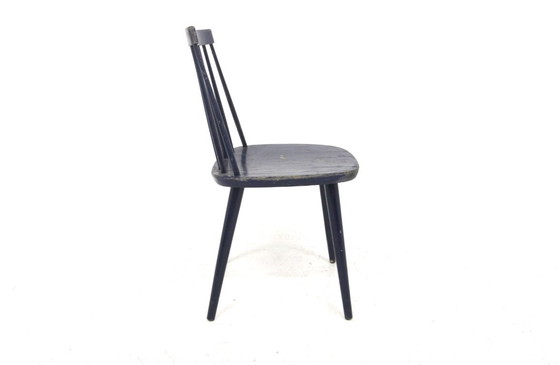 Image 1 of Miniature: Scandinavian beechwood chair "Pinnstol", Sweden, 1960