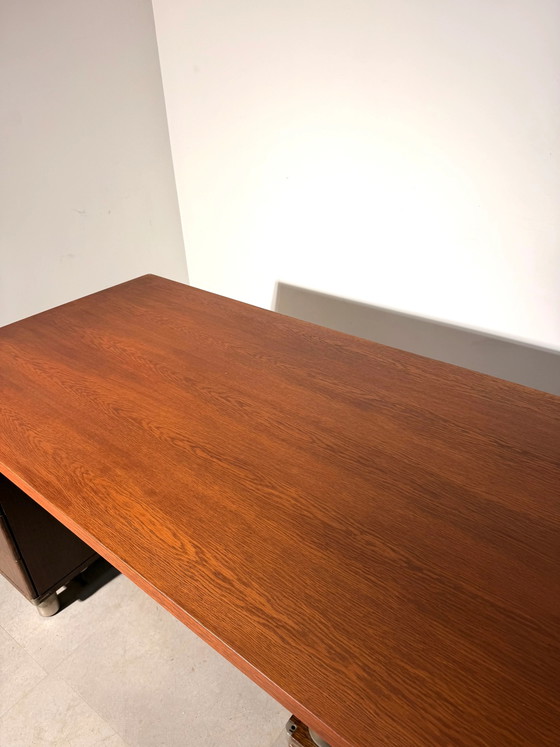 Vintage Executive Desk by Behr – Model 5005 – Germany, 1970s (photo 5 of 6)
