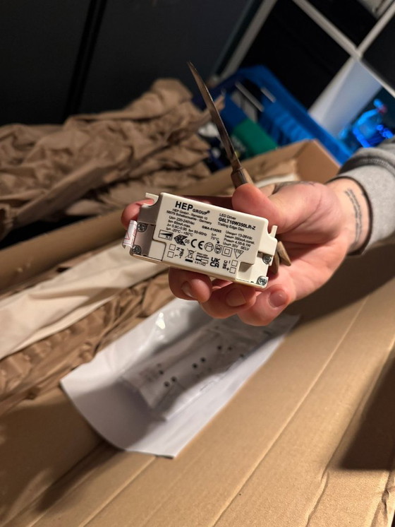 Image 1 of Trizo21 Austere Hanging Lamp Gunmetal Dimmable