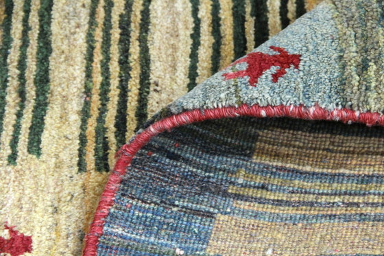 Image 1 of Original Persian carpet Gabbeh Ghashghai oriental carpet 154 cm x 111 cm old natural