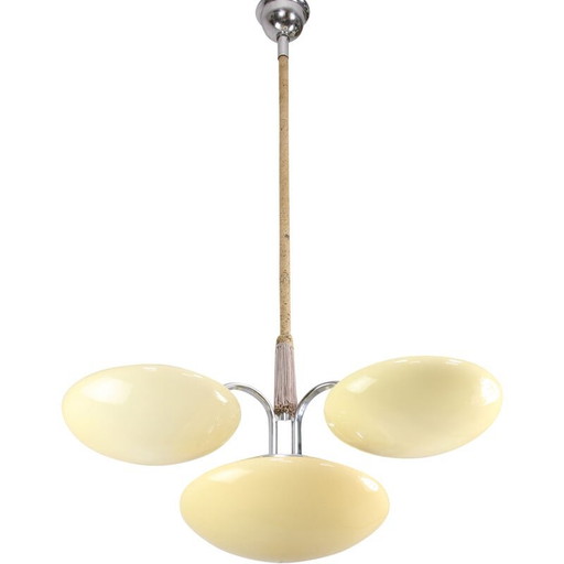 Vintage Art Deco cluster kroonluchter, jaren 1930