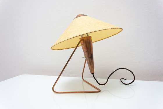 Image 1 of Czech Mid-Century Tripod Table Lamp by Helena Frantová, 1950s