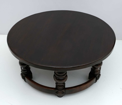 20th Century Louis XIII Style Walnut Coffee Table