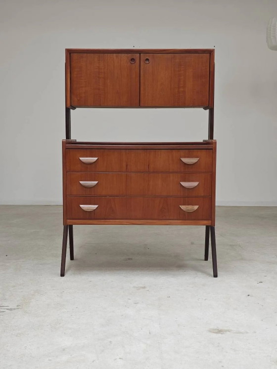 Toeletta/Scrivania di Poul Volther per Orum, Samcom Denmark – Tolette, Wood, Scandinavian (photo 4 of 22)