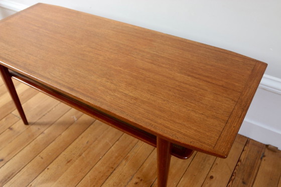 Image 1 of Scandinavian vintage teak coffee table Swiss Teak 1960
