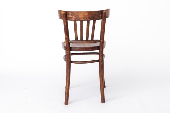 Image 1 of Vintage Chair 1950s Germany, Beech Wood, Mid Century Wooden Chair, Dining or Accent Chair