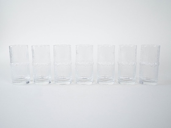 Image 1 of Set Niva glazen, Fins design, jaren 70, ontwerper: Tapio Wirkkala, fabrikant: Iittala