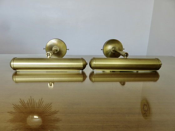Image 1 of Coppia di applique in ottone Made in Italy anni '70-'80