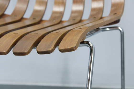 Image 1 of 1980er Satz von sechs skandinavischen Teakholz-Esszimmerstühlen