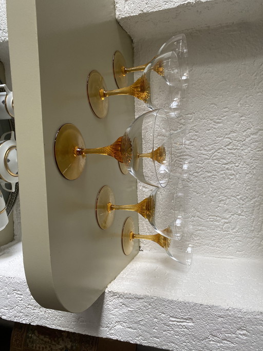 Glaçure coupe vintage Amberkleurige