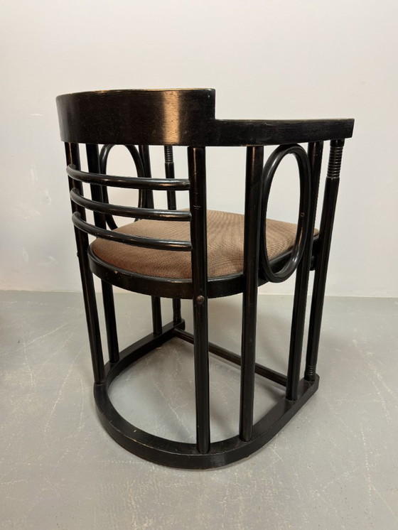 Image 1 of Mid-Century Set of 4 Fledermaus Bauhaus Design Armchairs attributed to Josef Hoffmann for Thonet, Austria 1920s