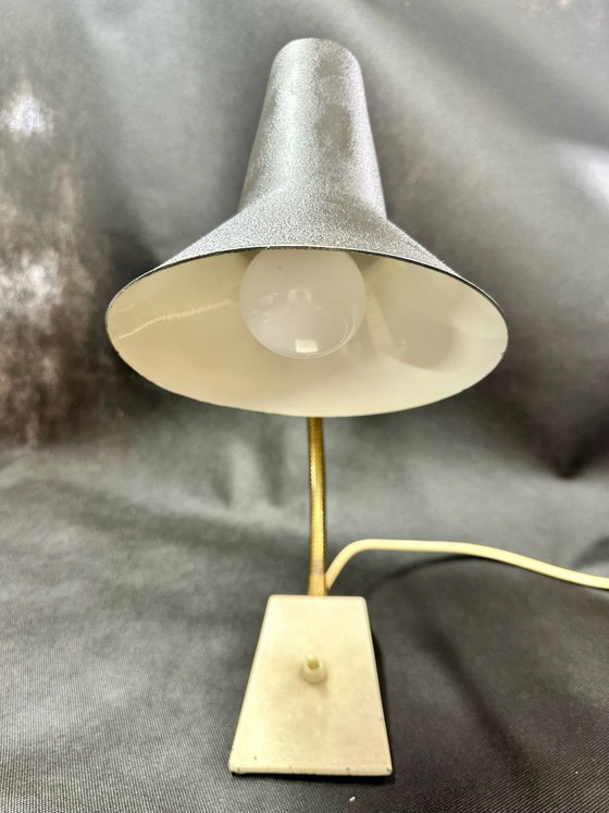 SIS Hexenhut Desk Table Lamp Mid Century 60s, Metal, Black (photo 7 of 15)