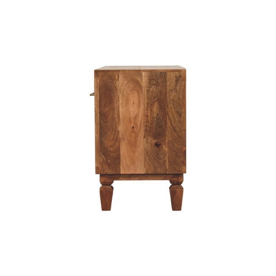 Image 1 of Mango wood cabinet in Golden Teak finish (shoe cabinet)