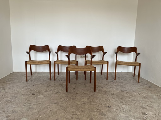 Niels Otto Møller, modèle 55, pour J.L. Møllers Møbelfabrik