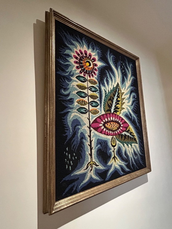 Image 1 of "Night Flower" Tapestry