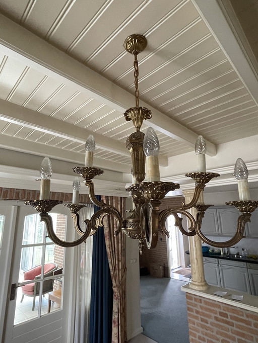 Gorgeous 6 arm chandelier