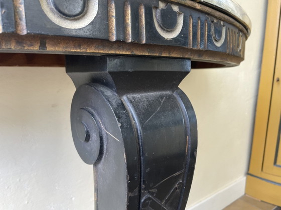 Image 1 of Side Table Console Table Wall Table imposing 19th century French
