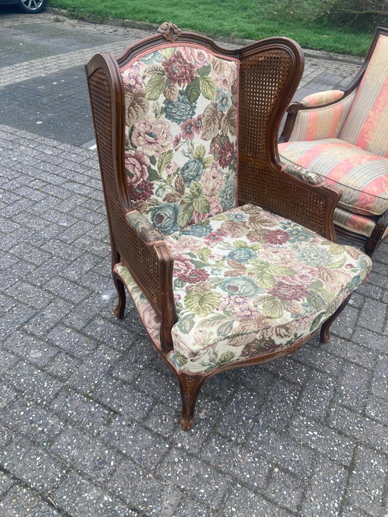 Image 1 of Armchair (wing) dimensions are approximately