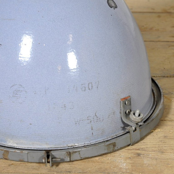 Image 1 of Industrielle Bauhaus-Pendelleuchte, 1950er Jahre