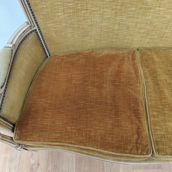 Image 1 of Antikes Sofa und Sessel im Stil Ludwigs XVI.