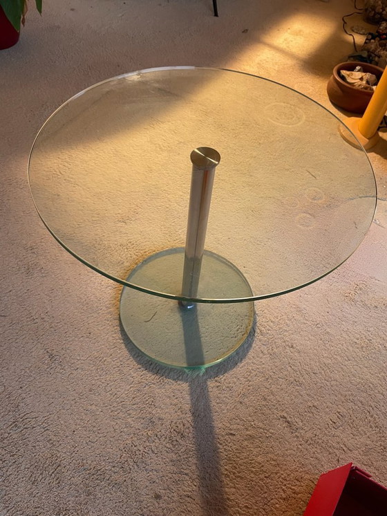 Image 1 of 3x Glazen Metaform bijzettafel