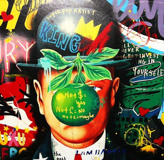 Image 1 of Jisbar (Jean-Baptiste Launay) - The Best Version Of Yourself, 2023 - Stampa UV - firmata a mano