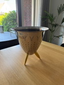 Dekorative Designvase aus Metall/MAX LE CHINOIS 30 cm, Alessi